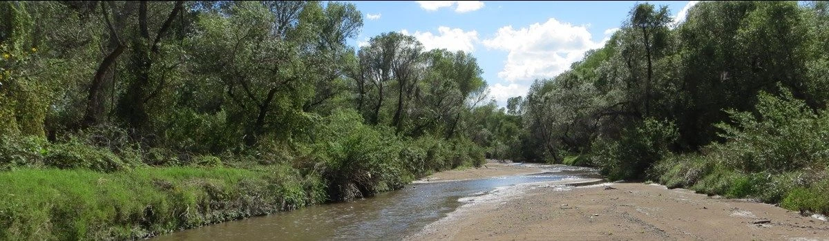 Santa Cruz River at Tumacacori National Historical Park