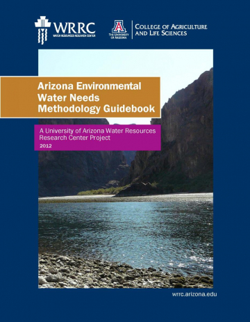 Arizona Environmental Water Needs Methodology Guidebook cover