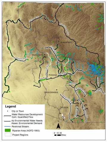 Arizona map quantified flows