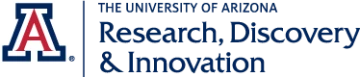 UA Research Discovery and Innovation logo - block a feature the UArizona A