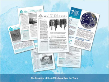 cover image showcasing the evolution of the AWR through the years