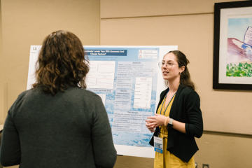 Conference poster presenter Zoey Reed-Spitzer