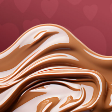 image with a chocolate wave
