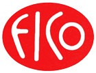 fico logo - red oval with stylized white "fico" text inside 