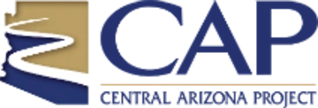 central arizona project logo - az silhouette with river running through it